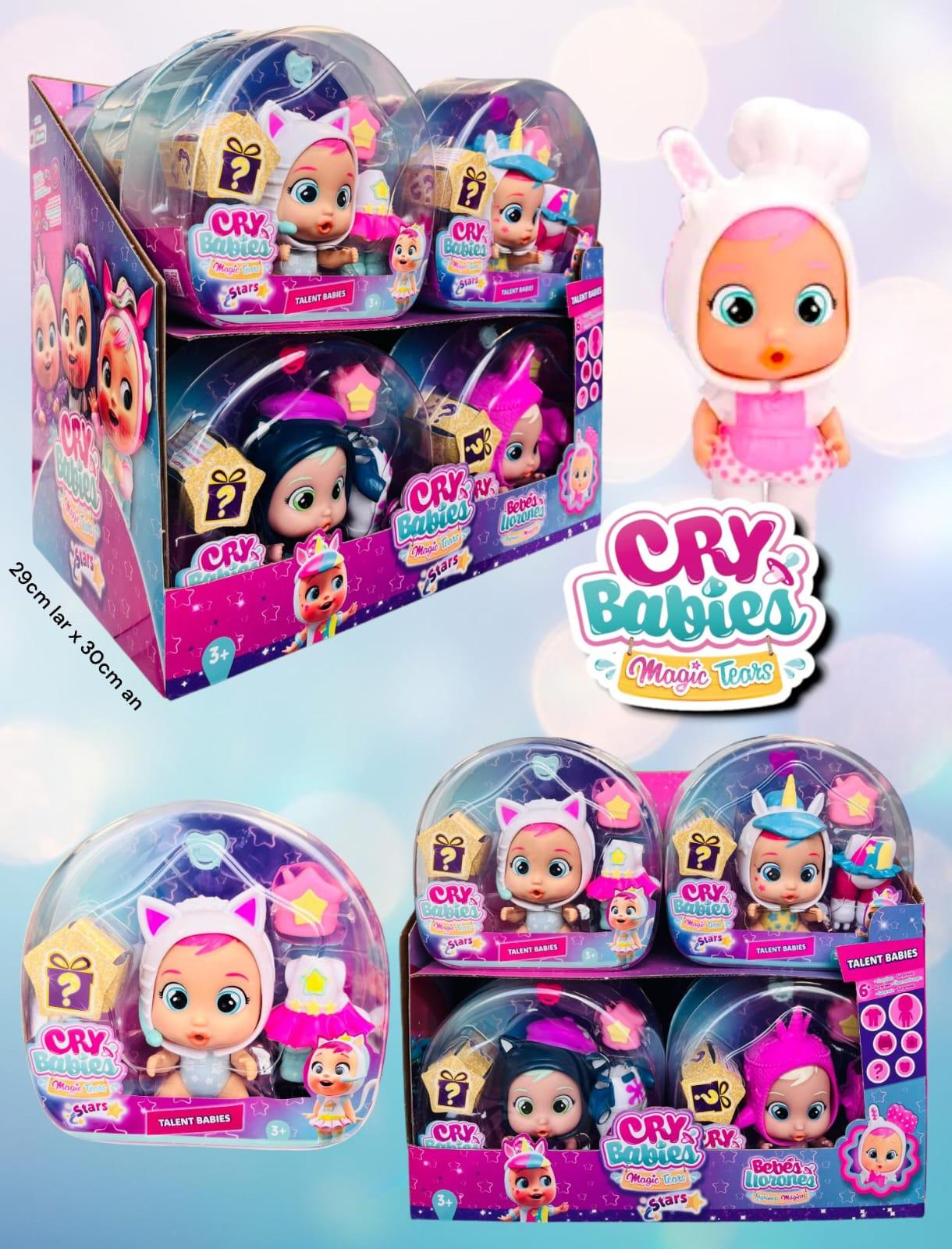 Cry Babies Stars Surtido con Exhibidor