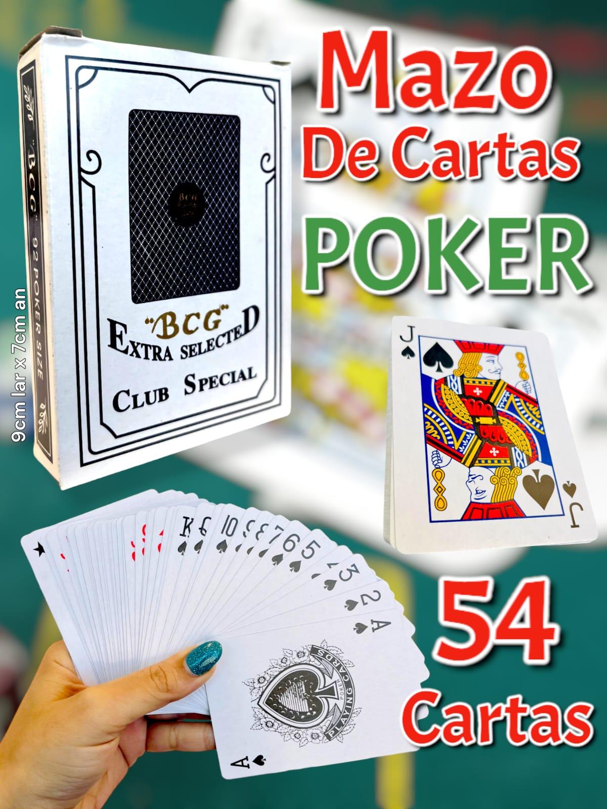 Mazo de Cartas Poker 