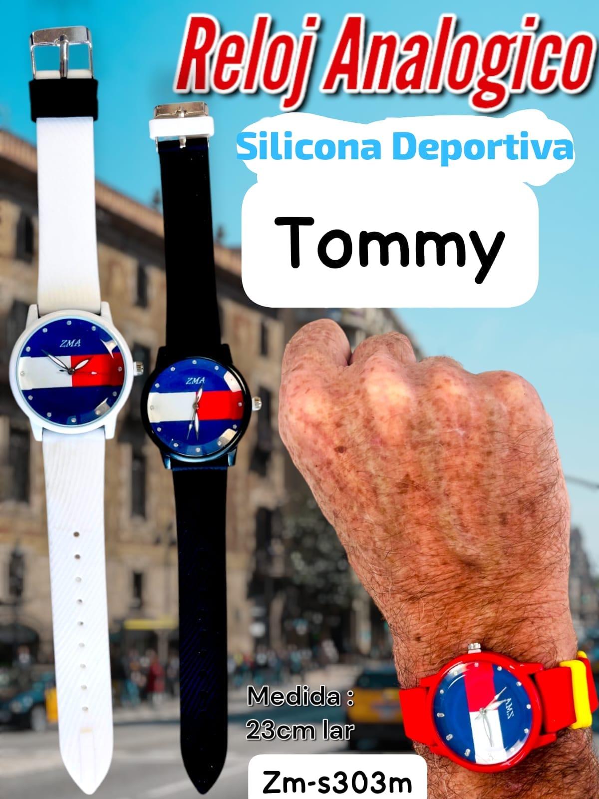 Reloj Analogico Silicona TOMMY Deportiva 