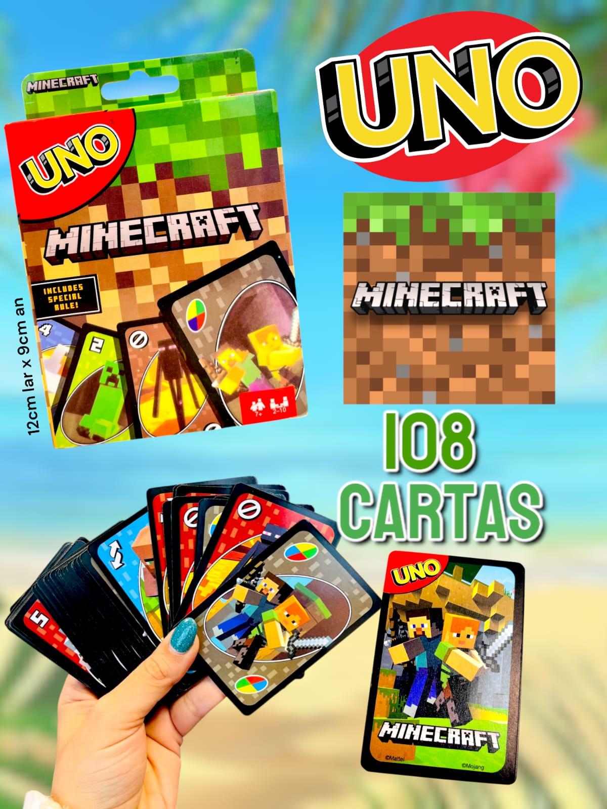 Mazo de Cartas UNO MINECRAFT