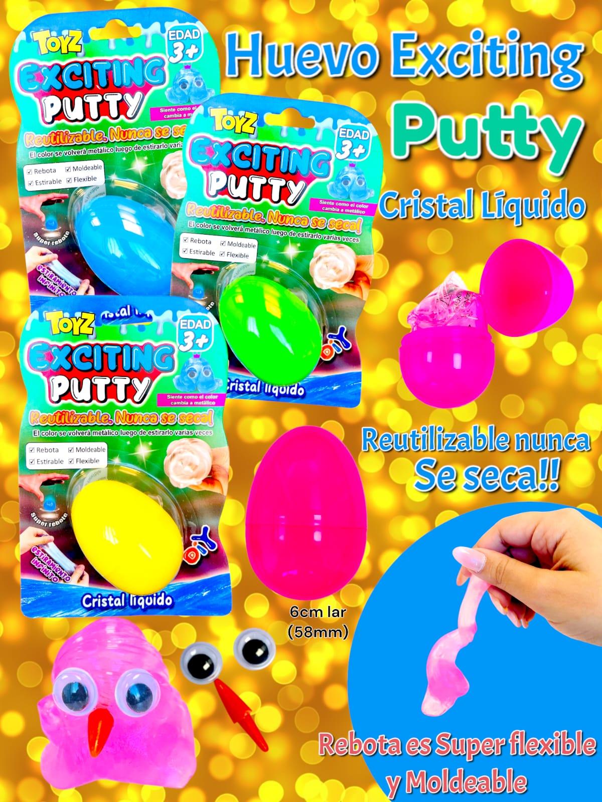 Huevo Exciting Putty Cristal Liquido 