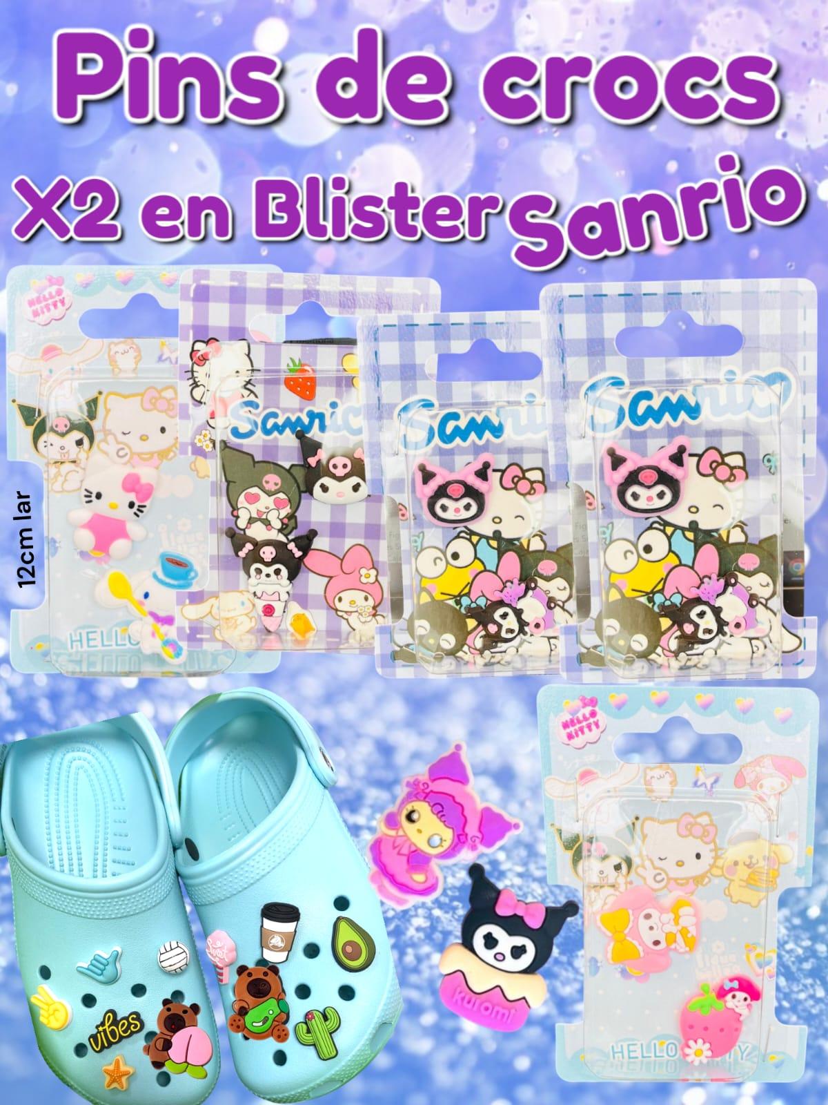 Pins de Crocs Sanrio x2 En Blister