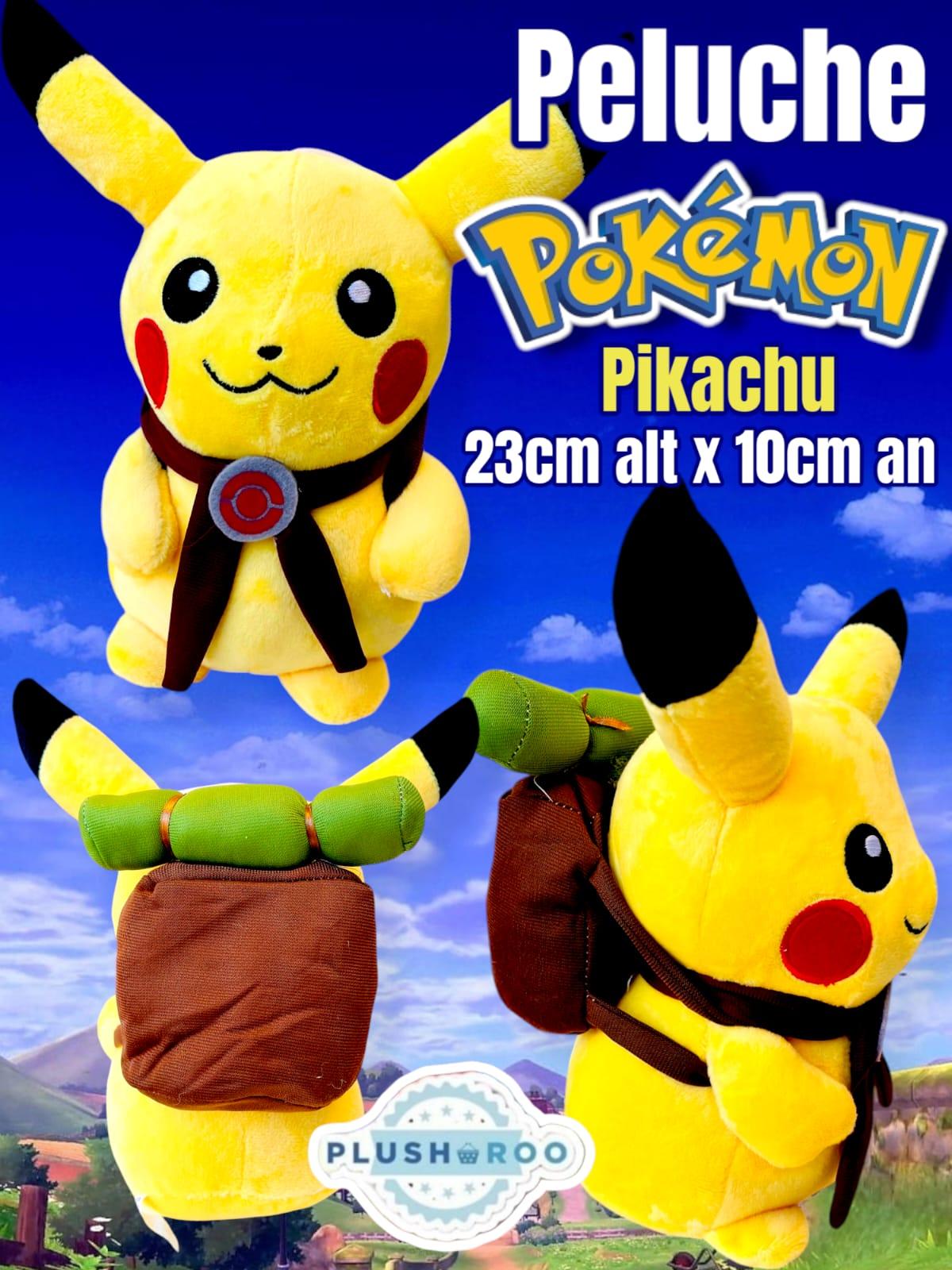 Peluche Premium PLUSHAROO 2025 Pokemon Pikachu 23cm 