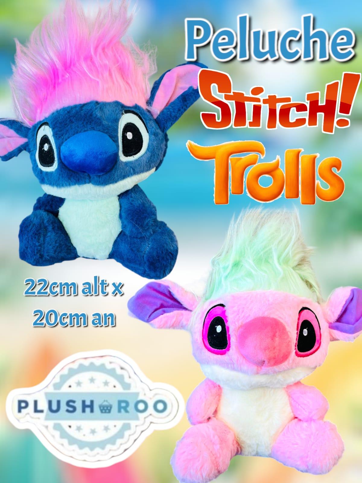 Peluche Premium PLUSHAROO 2025 Stitch Trolls 