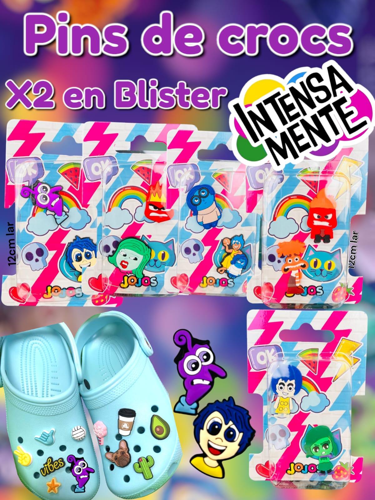 Pins de Crocs Intensamente x2 En Blister