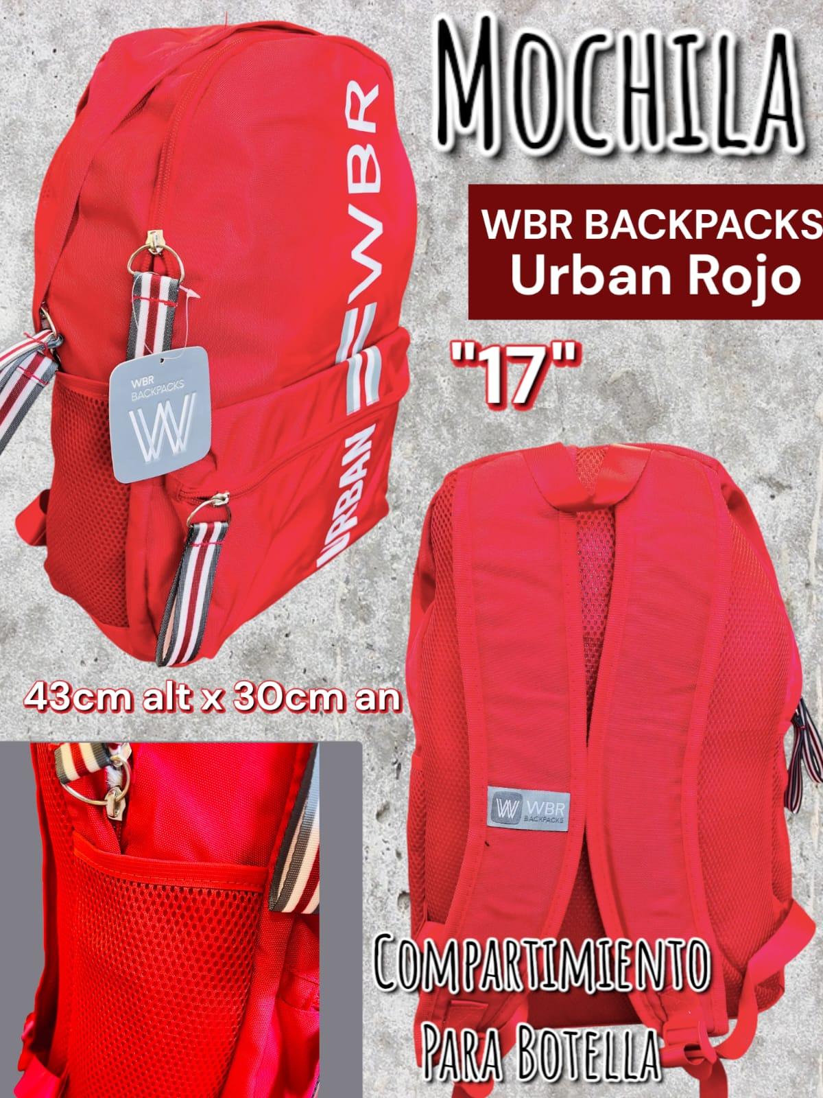 Mochila WBR Backpacks Urban Rojo 