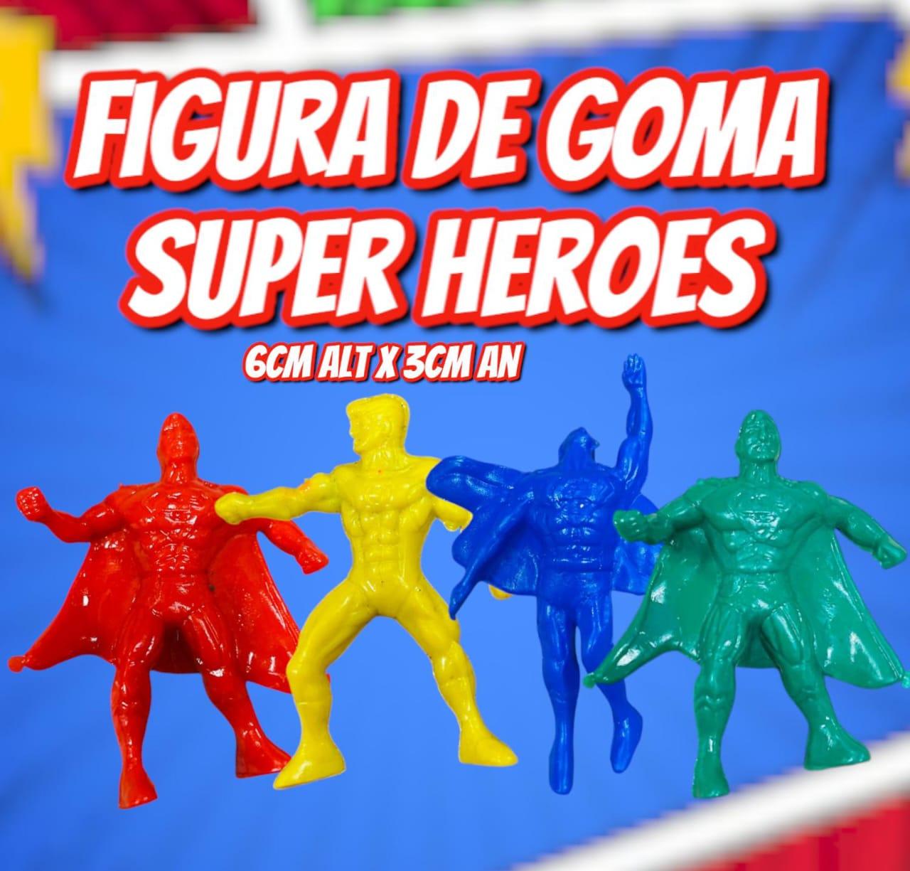 Figura de Goma PVC Super Heroes 