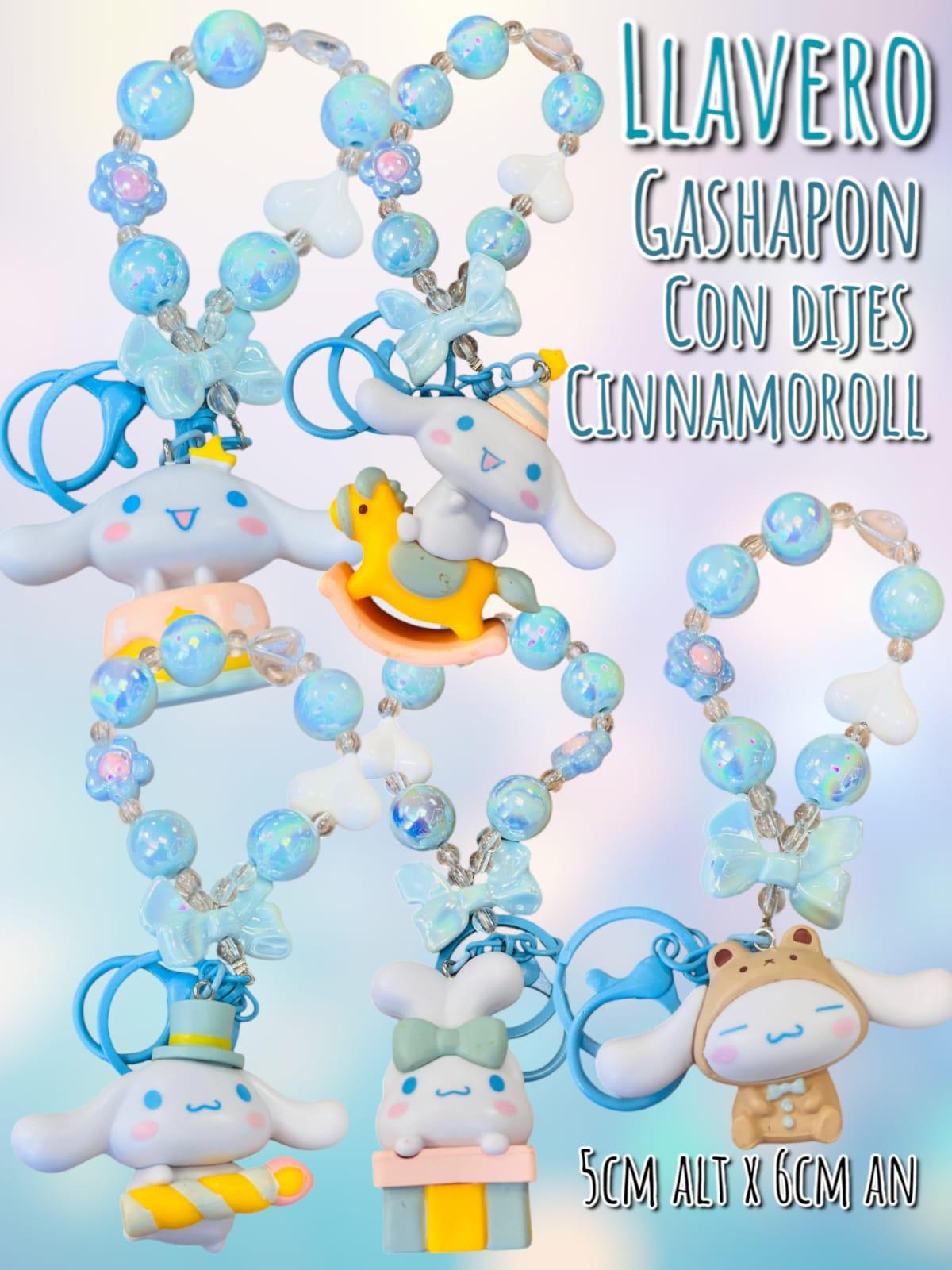 Llavero Gashapon Con Dijes Cinnamoroll