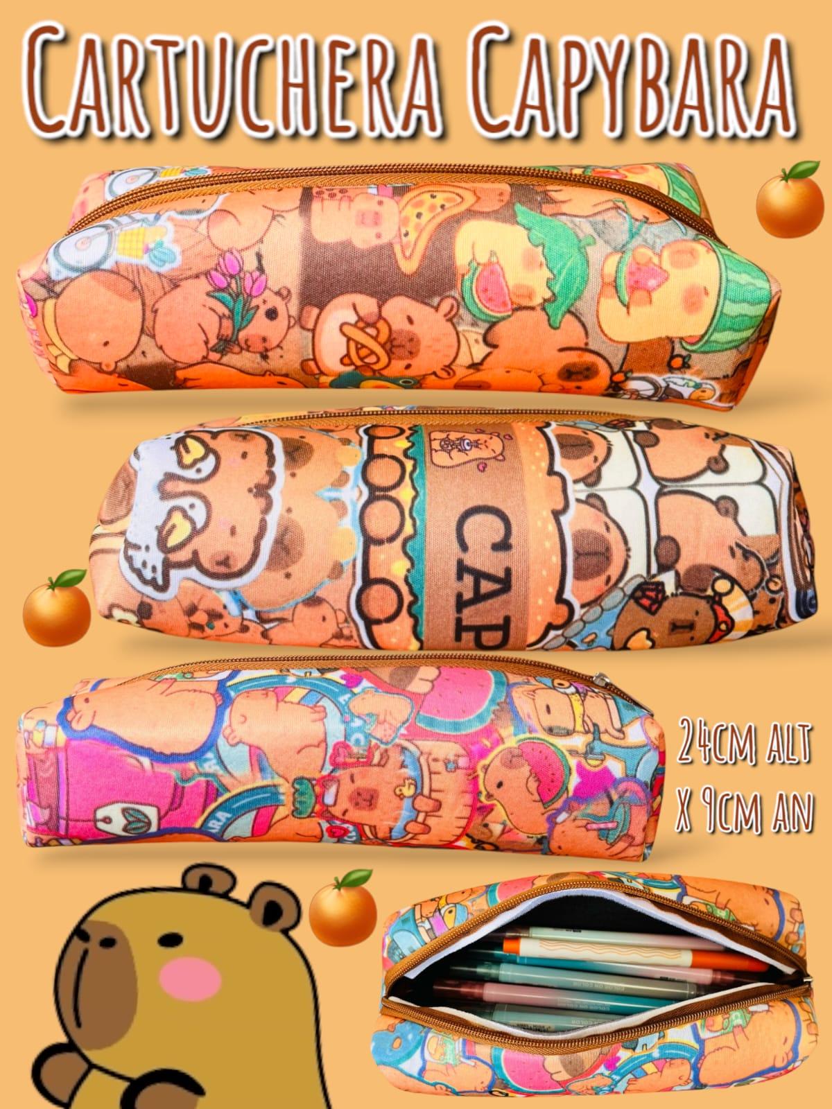 Cartuchera Kawaii Capybara 