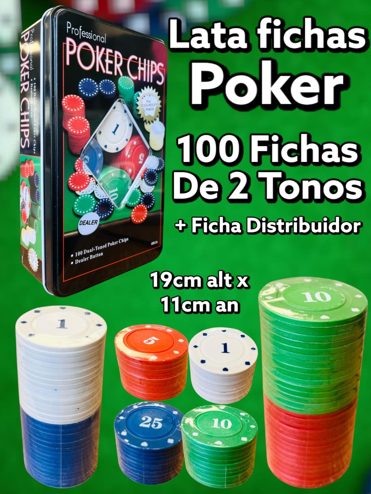 Lata Fichas Poker