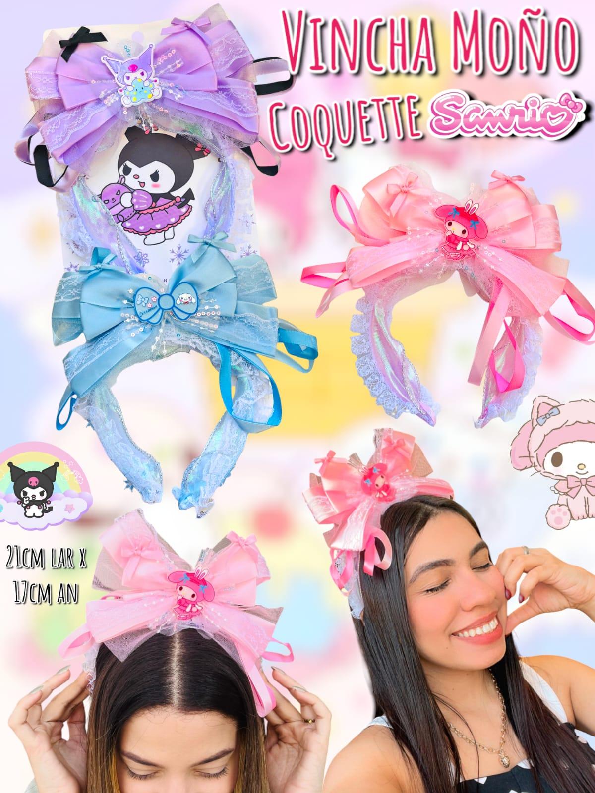 Vincha Moño Coquette Sanrio 