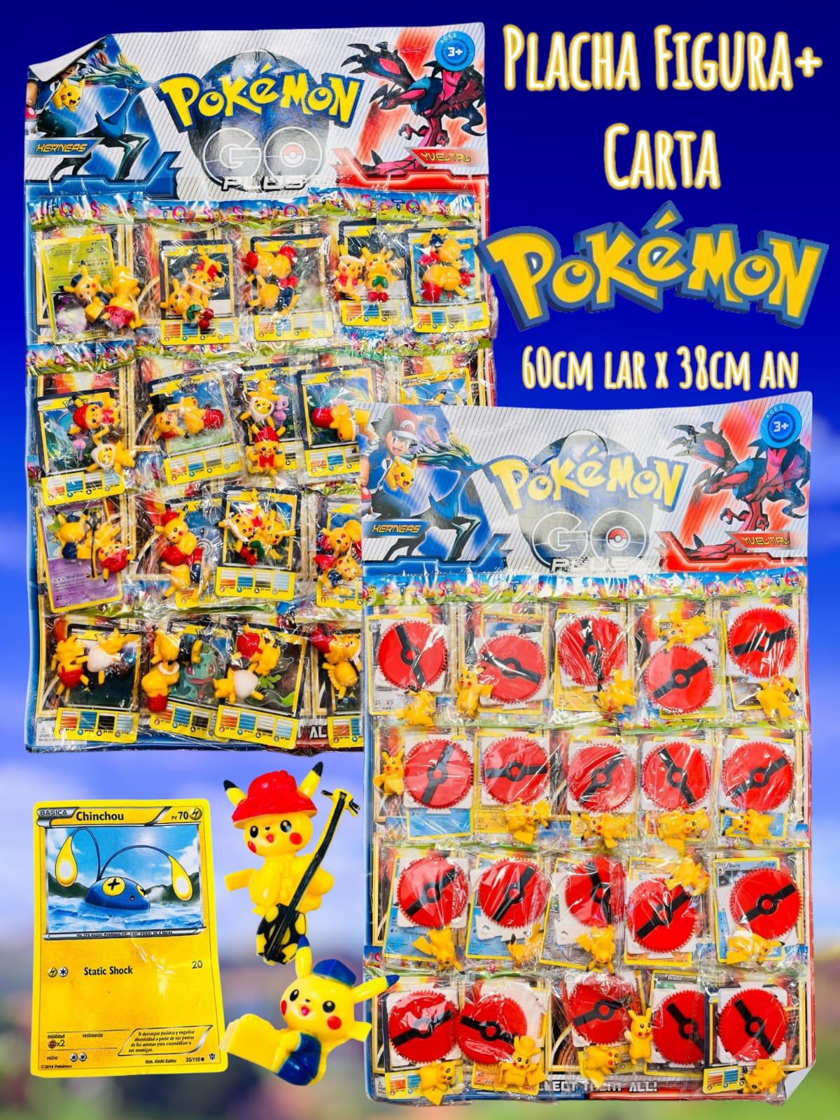 Placha Figuras+ Carta Pokemon 