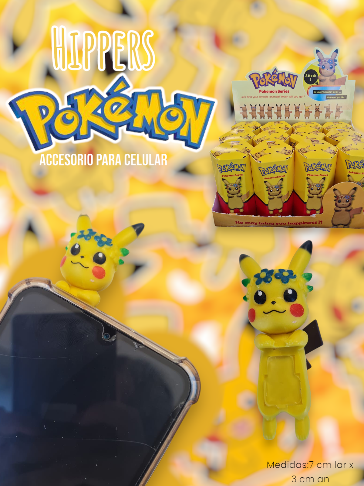 Hippers Pokemon Accesorio Para Celular