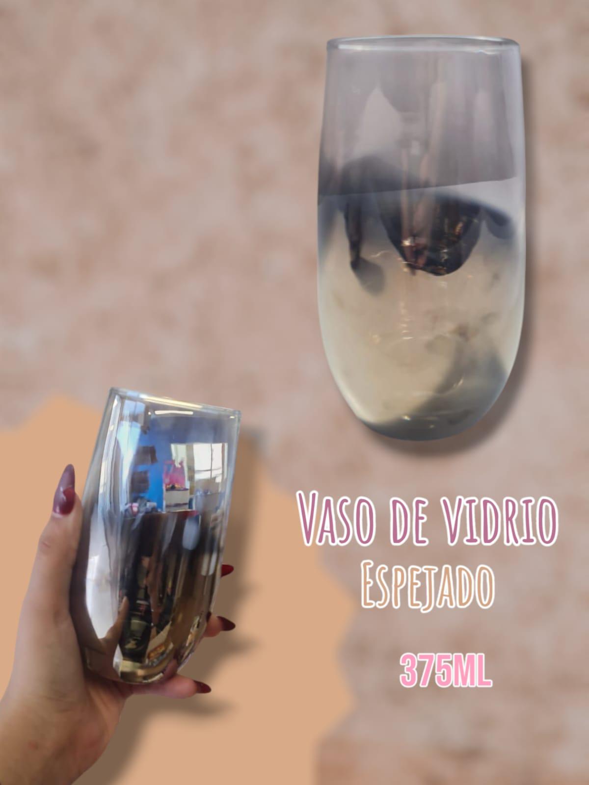 Vaso de vidrio angosto Espejado 375ml