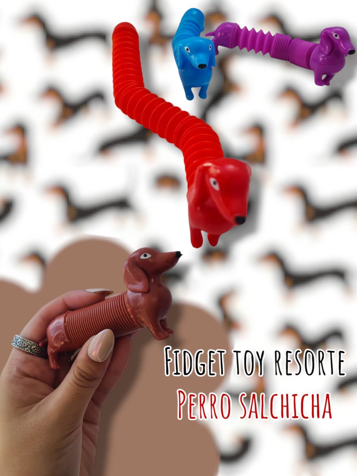 Fidget Toy Resorte Perro Salchicha