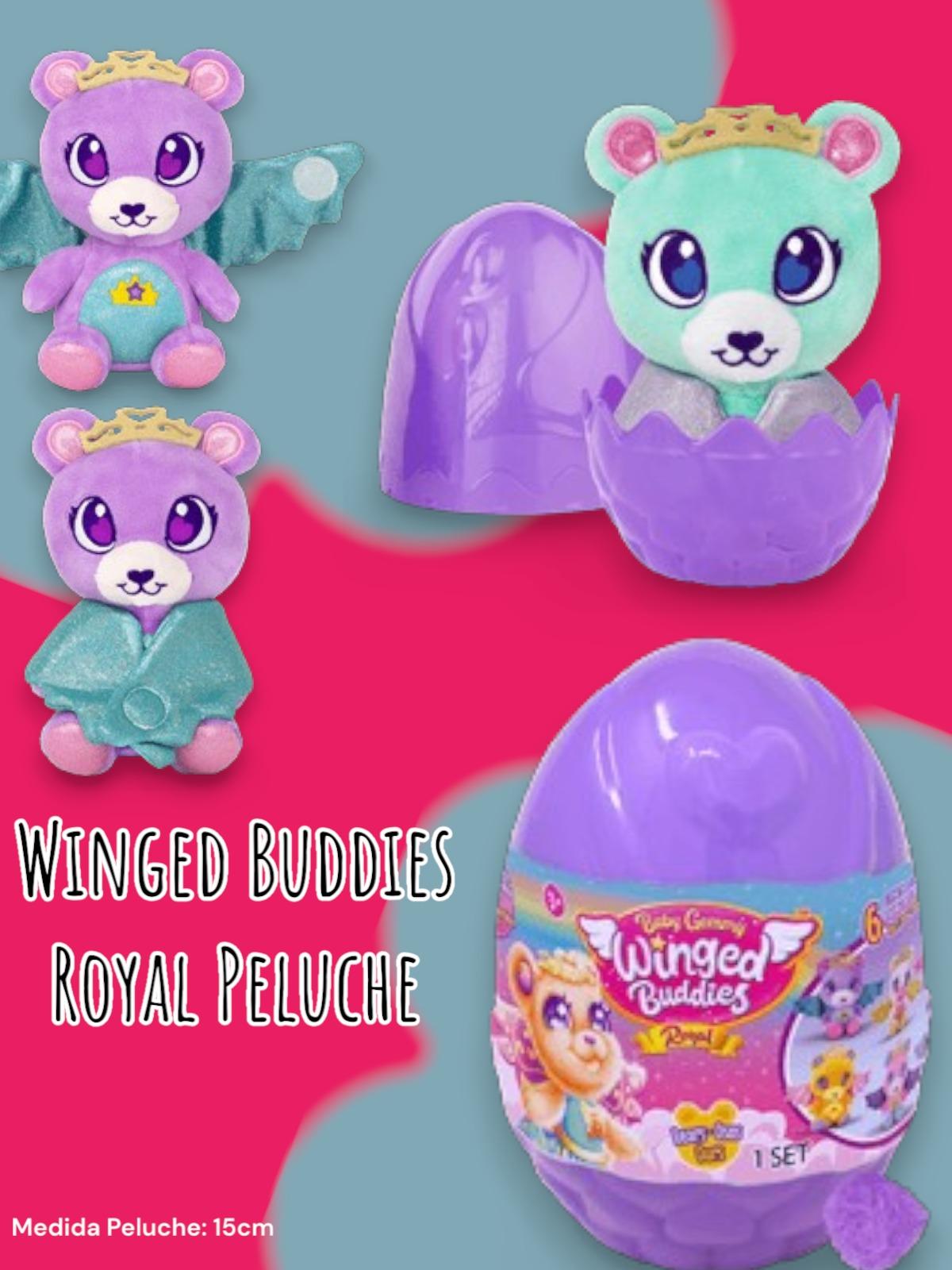 Winged Buddies Royal Peluche 15cm Surtido con Exhibidor 