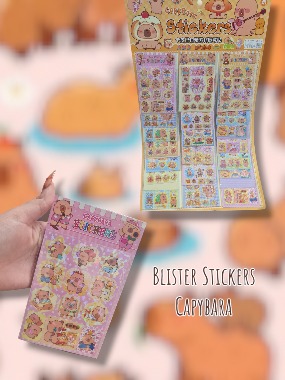 Blister Stickers  Capybara