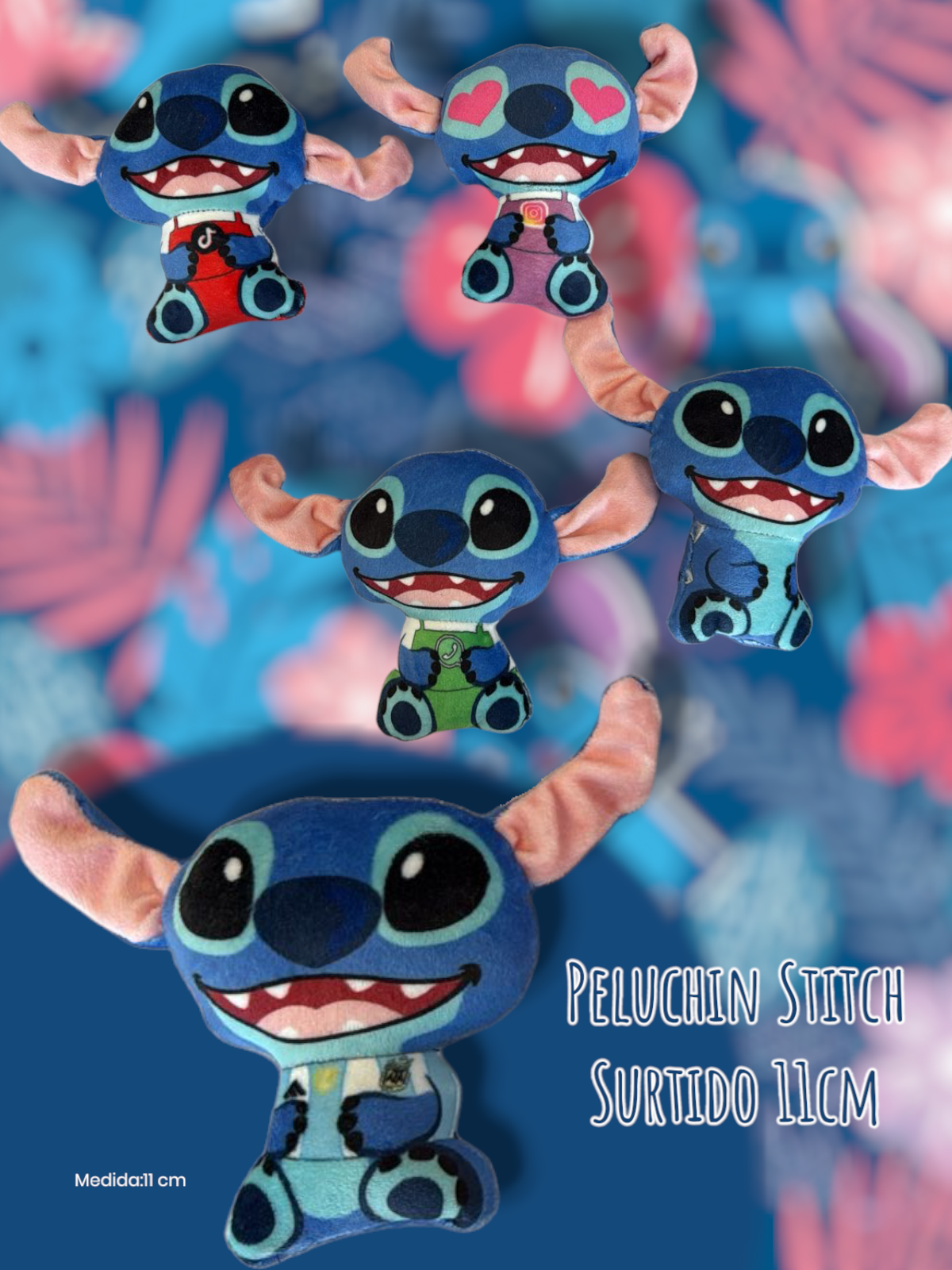 Peluchin Stitch Surtido 11cm