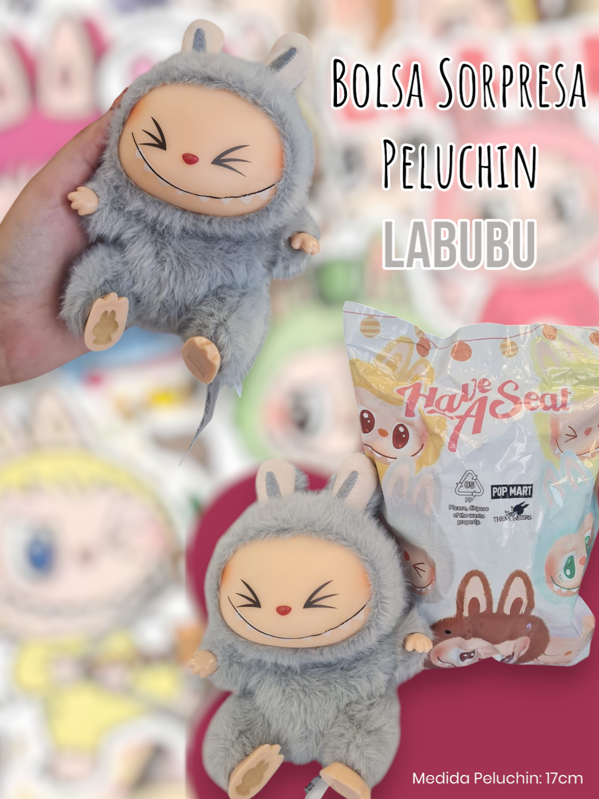 Bolsa Sorpresa Peluchin Labubu