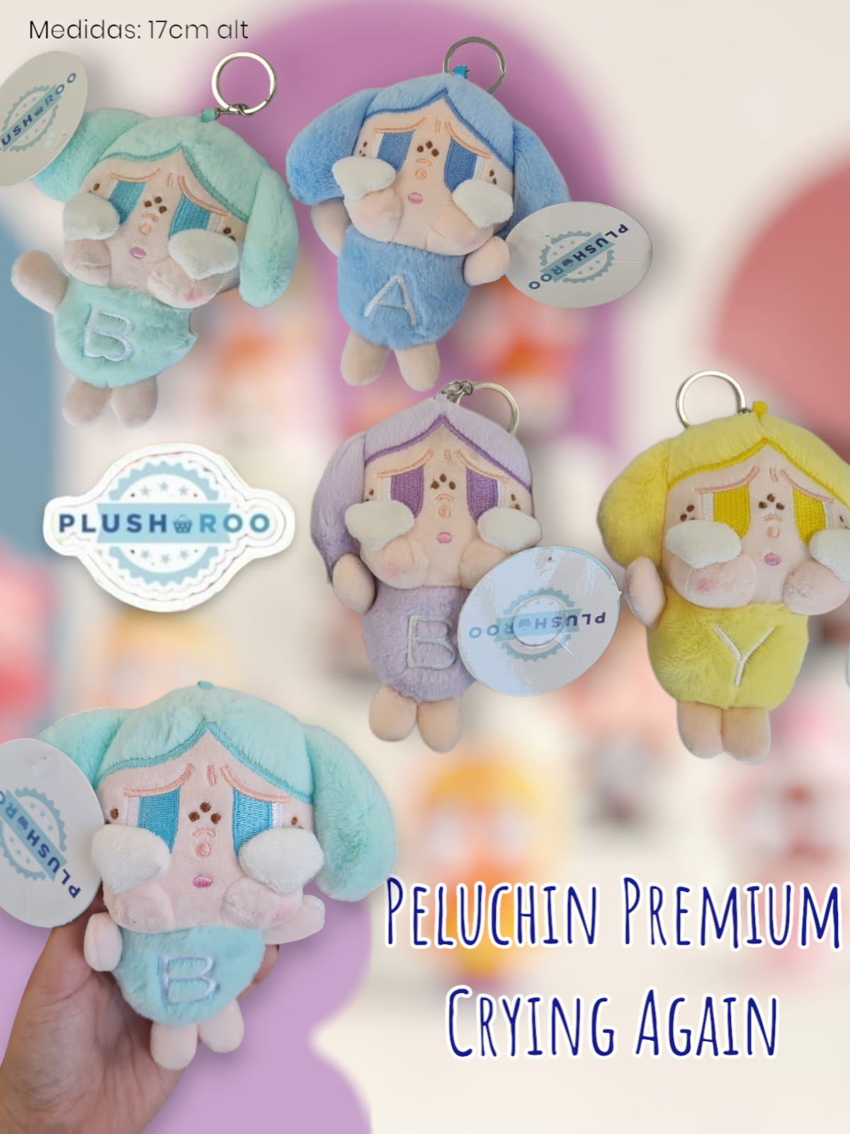 Peluchines Premium PLUSHAROO Crying Again 