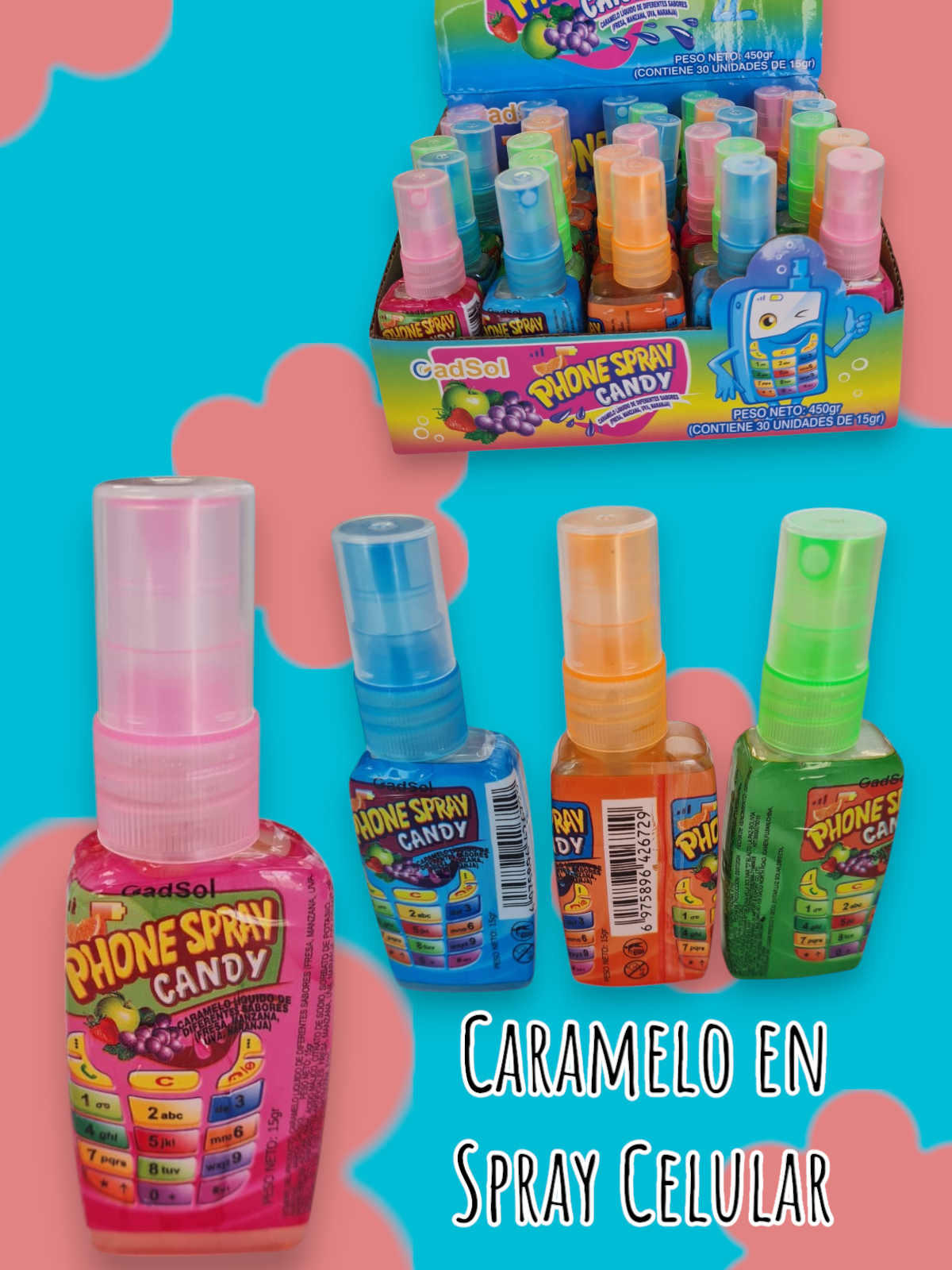 Caramelo en Spray Celular