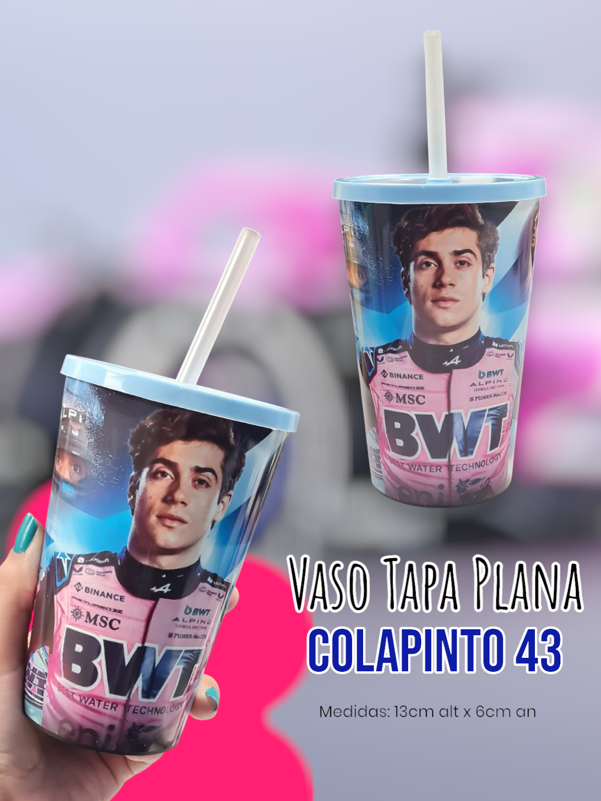 Vaso Tapa Plana Colapinto 43