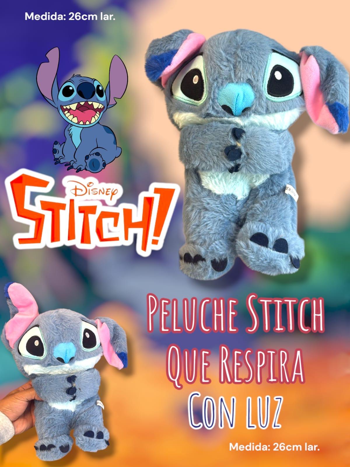 Peluche Stitch que Respira y con Luz