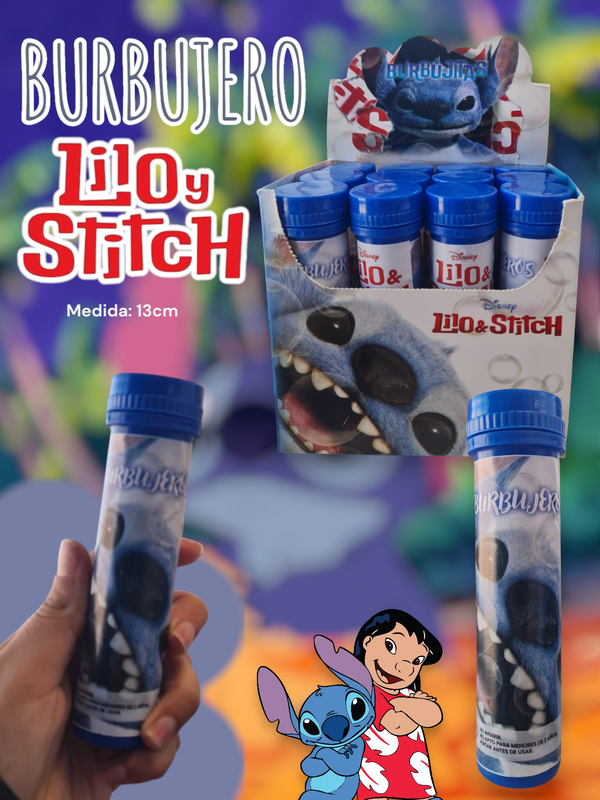 Burbujero Lilo y Stitch 