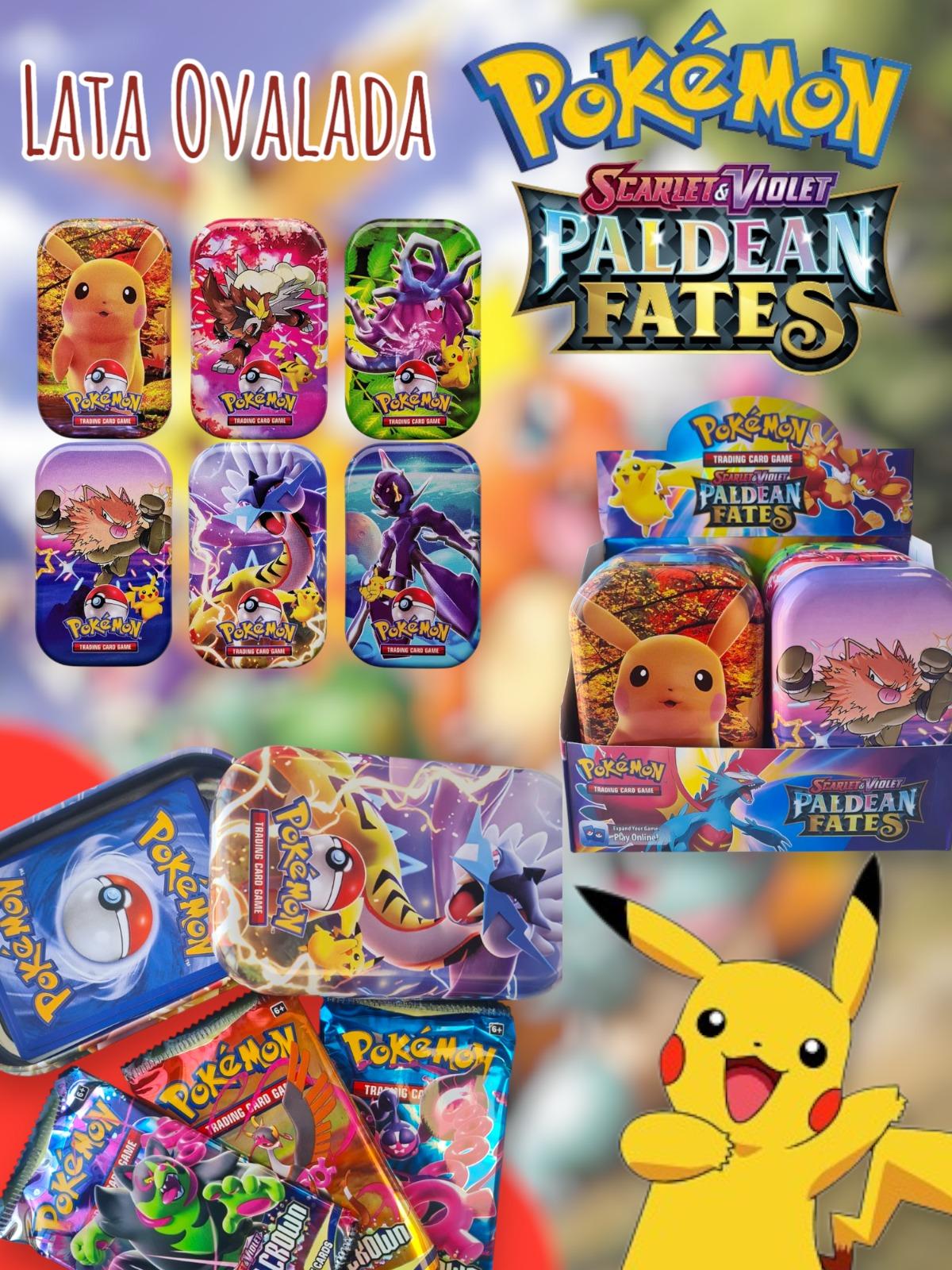 Lata Ovalada Pokemon Scarlet & Violet Paldean Fates