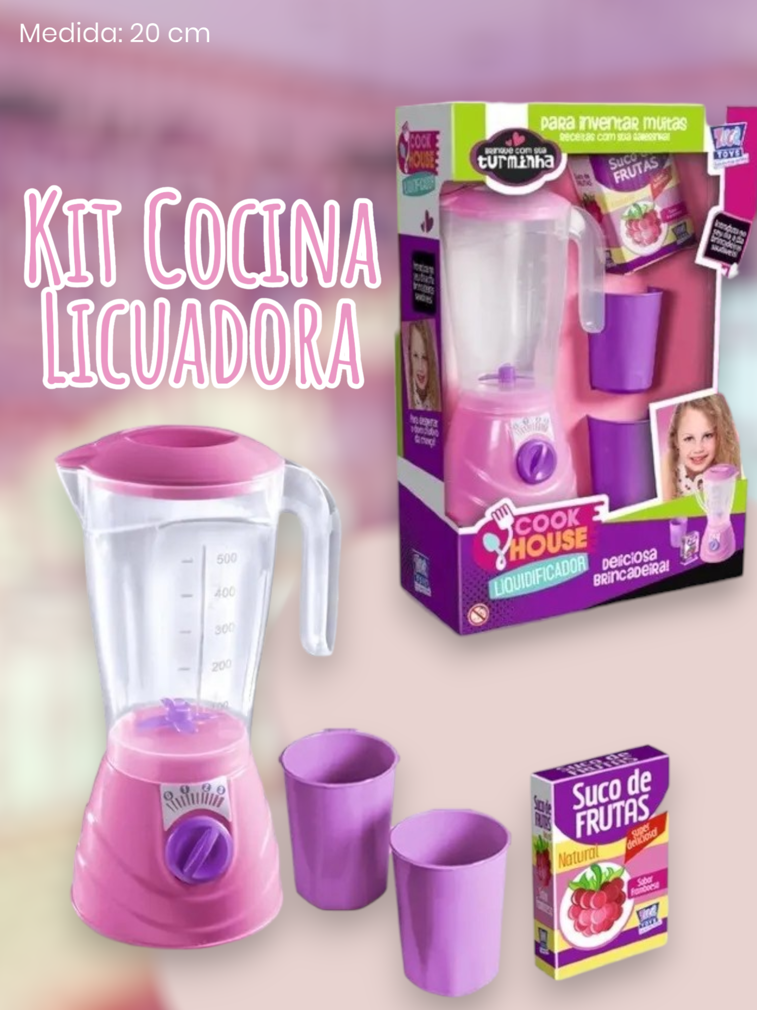 Kit Cocina Licuadora en caja exhibidora