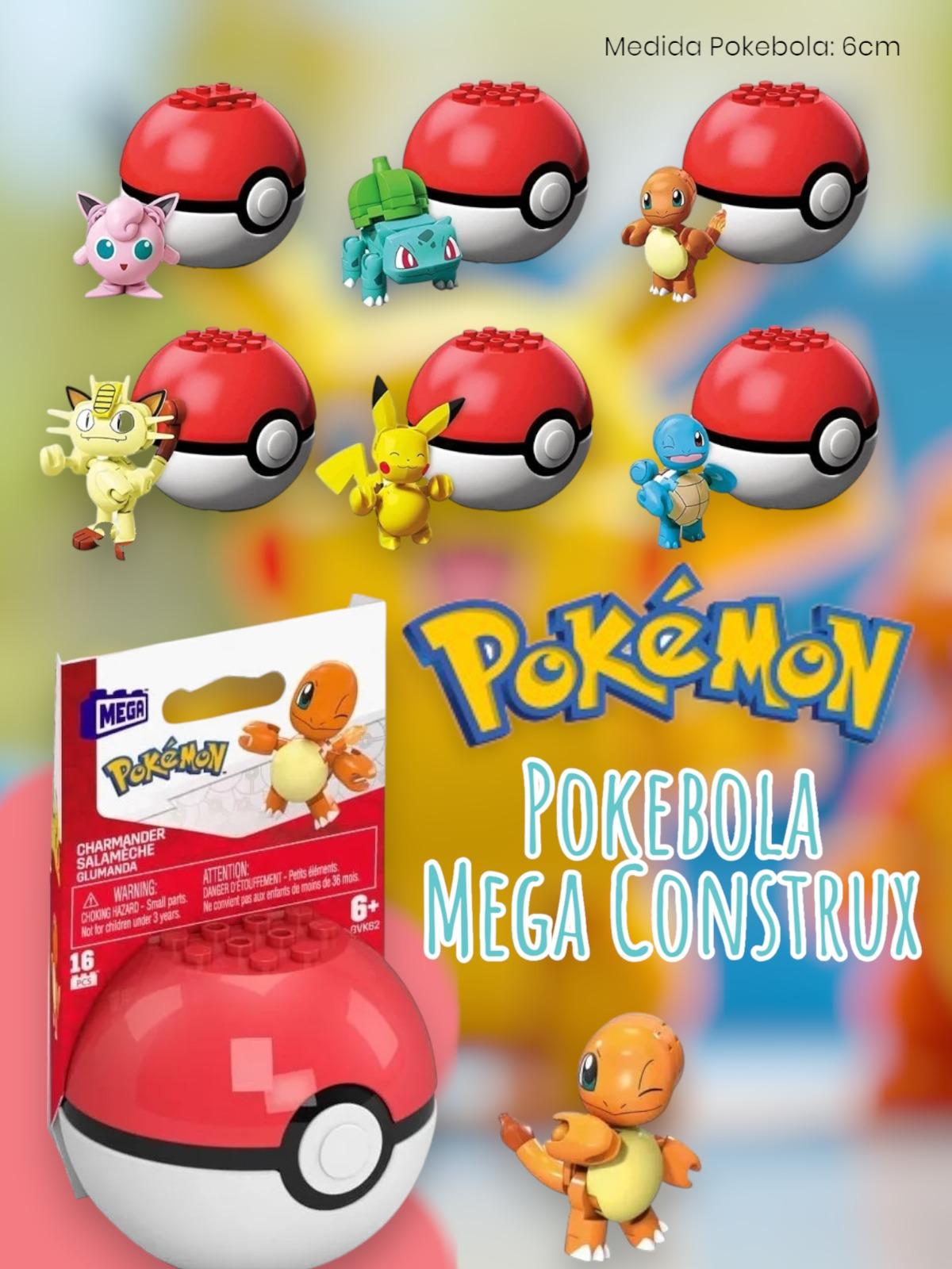 Pokemon Pokebola Mega Construx ORIGINAL 