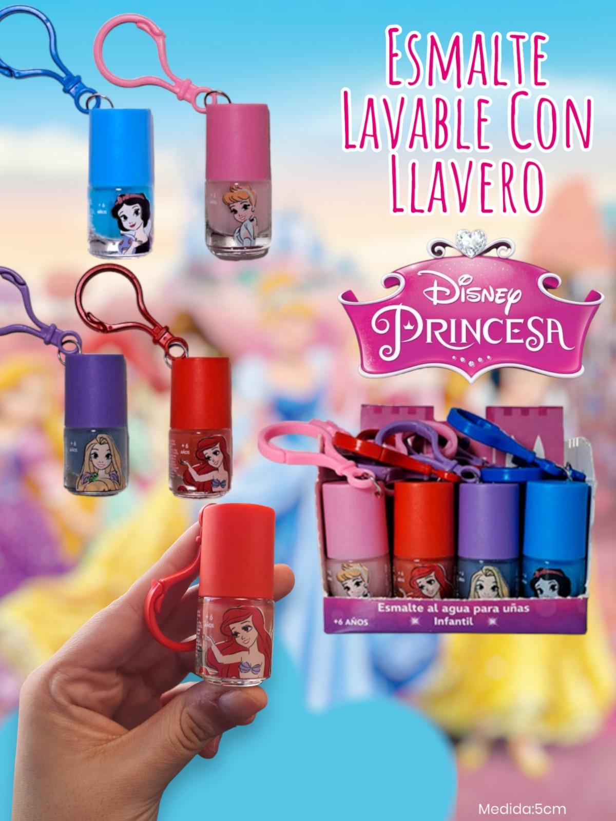 Esmalte Lavable Con mosqueton Disney Princesa Colgalo de la mochi !