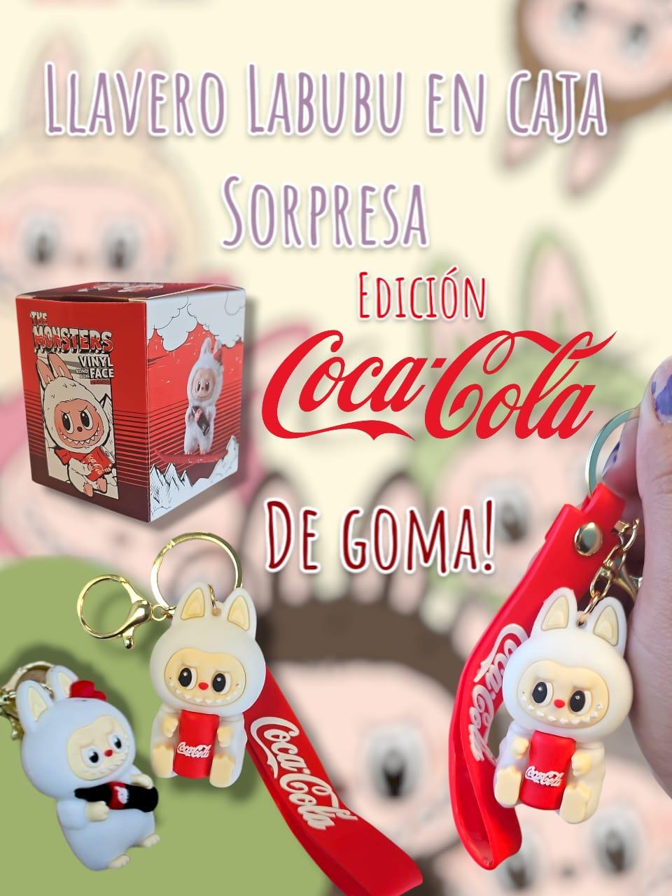 Mini caja sorpresa Labubu version Coca Cola