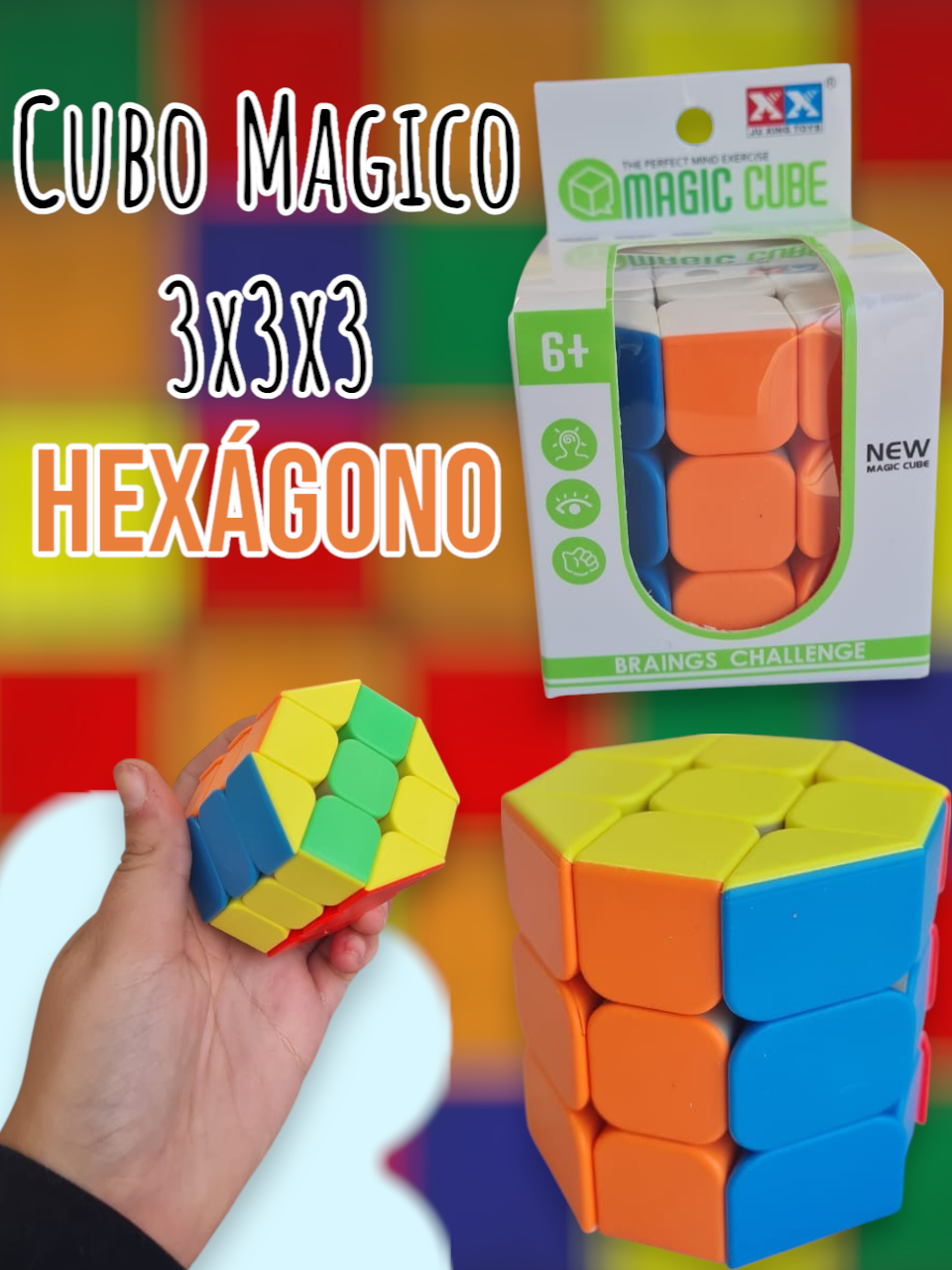 Cubo Magico Hexagono 3x3x3
