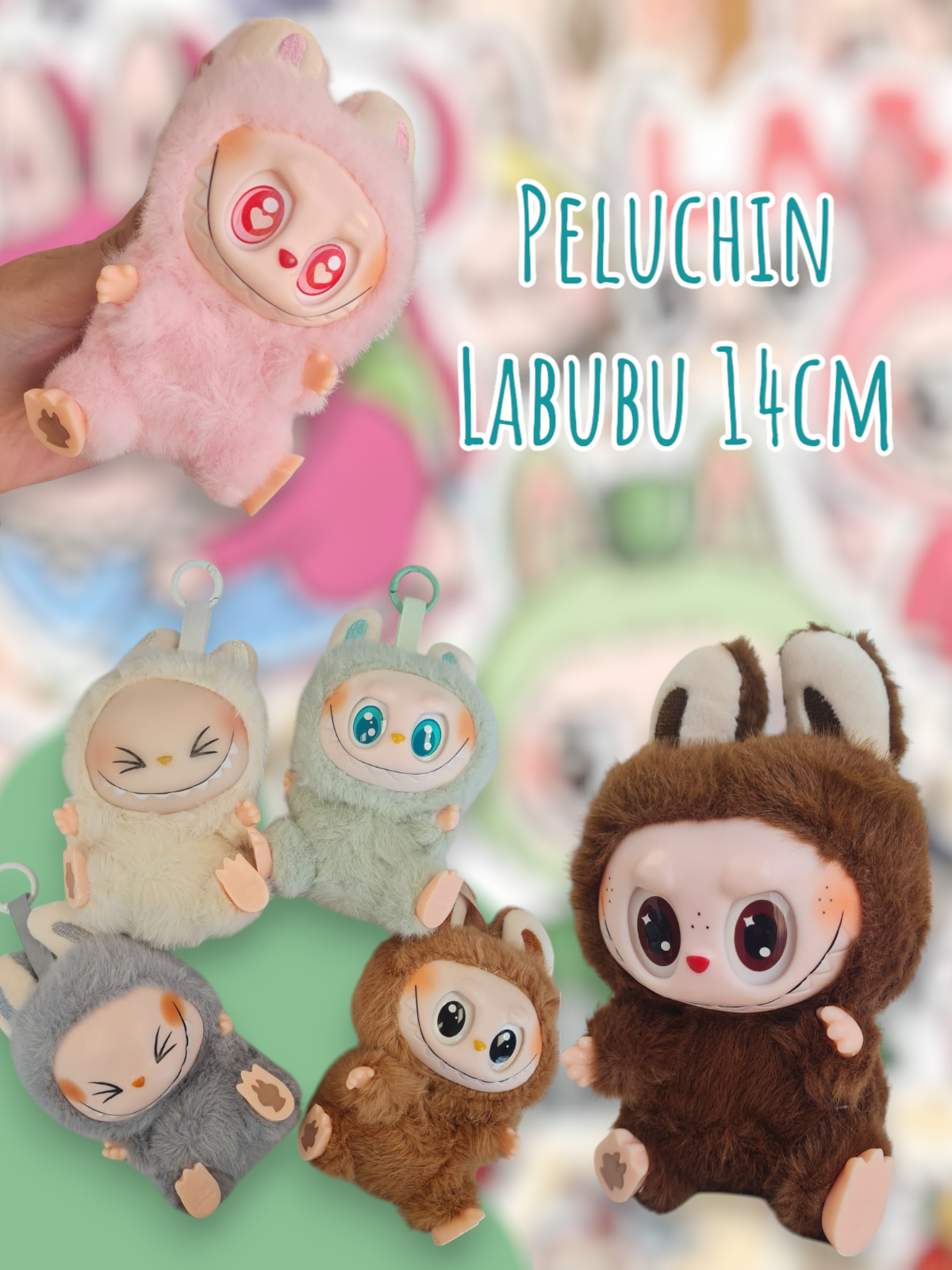 Peluchin Labubu 14cm 