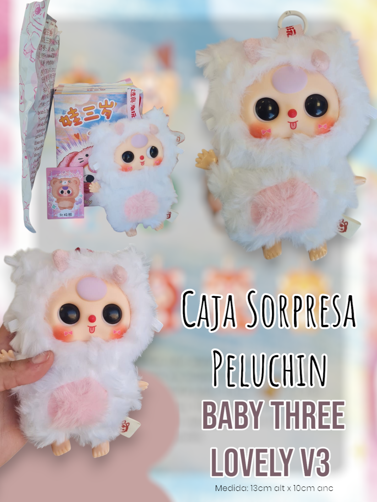Caja Sorpresa Peluchin Baby Three Lovely V3 