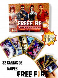 Naipes FREEFIRE METALGROUNDS