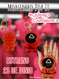 Monedero Pop It El Juego del Calamar 3