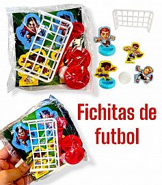 Fichitas de futbol x 2 en bolsita