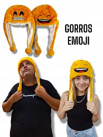 Gorro Emoji con orejas