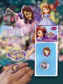 Anillo de Goma x2 Princesa Sofia