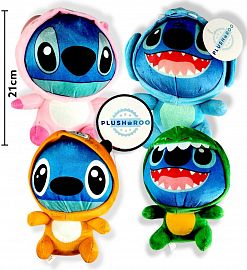 Peluche Premium PLUSHAROO Stitch disfrazados SurtidoS 21cm
