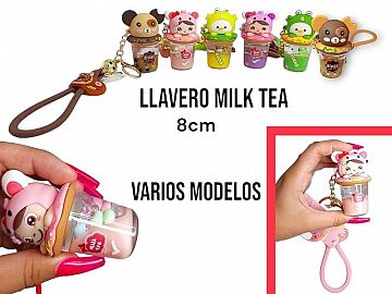 Llavero Premium Milk Tea Varios Personajes