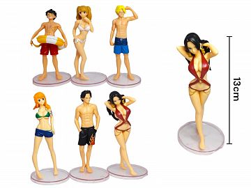Figuras One Piece x6