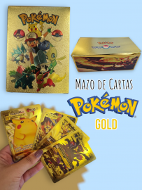 Mazo POKEMON GOLD (55 CARTAS plasticas )