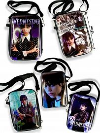 Cartera Rígida Porta Celulares Merlina 17cm varios modelos