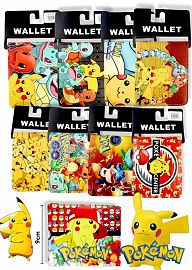 Billetera Cuerina POKEMON Importado 9cm