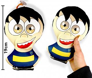 Peluche apego sublimado Jugador Boca 19cm