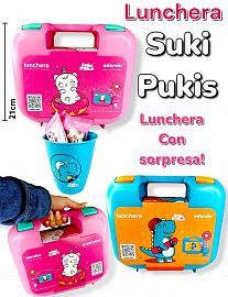 Lunchera plastica Sorpresa SUKI PUKIS 21cm ODOROKI