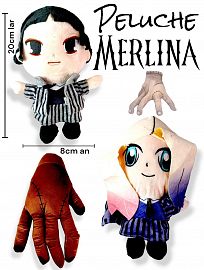 Peluche Merlina Surtidos 20cm